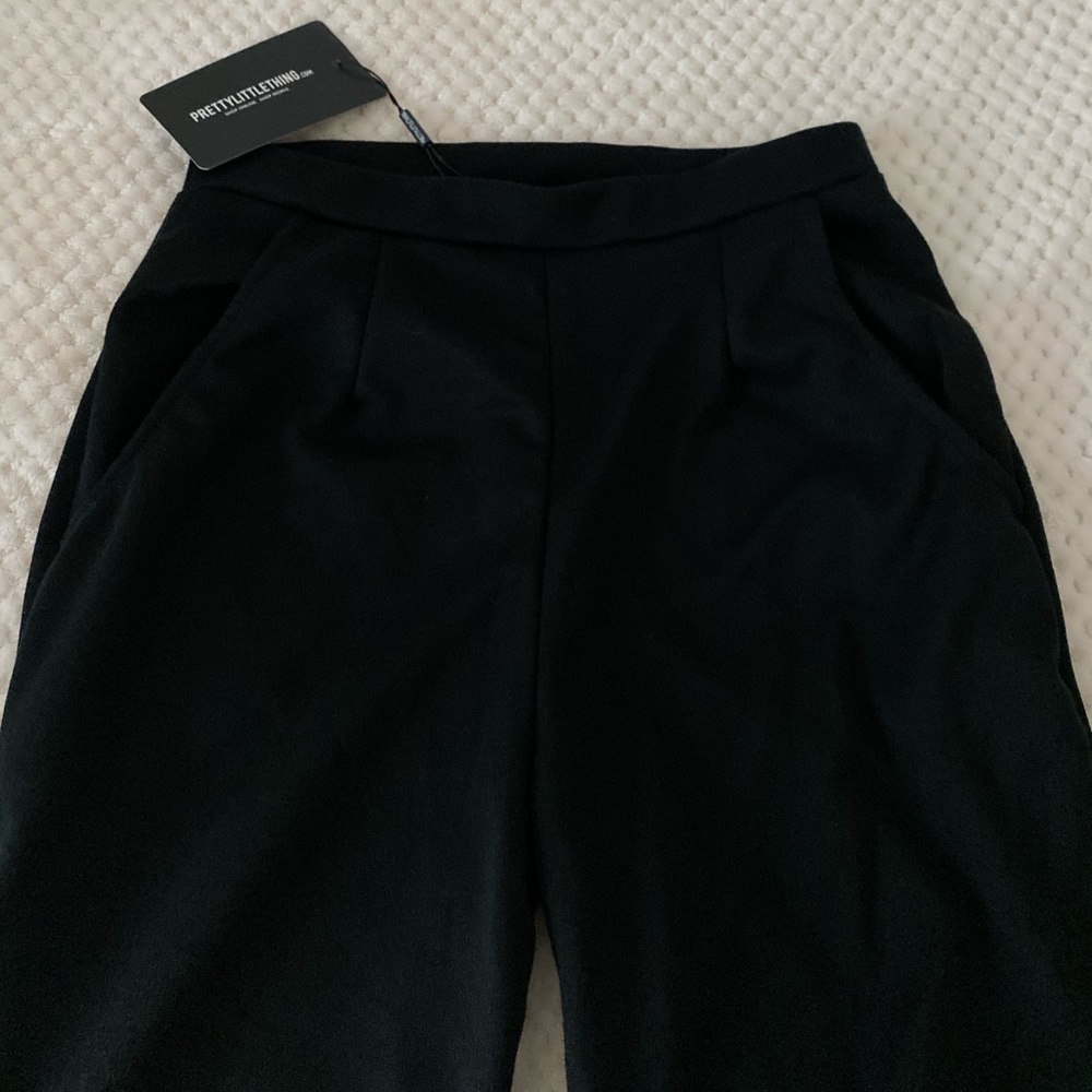 Shape Black Wide Leg Trousers